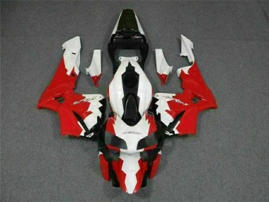 Rot Weiß CBR 600 RR 2003-2004 Verkleidungen