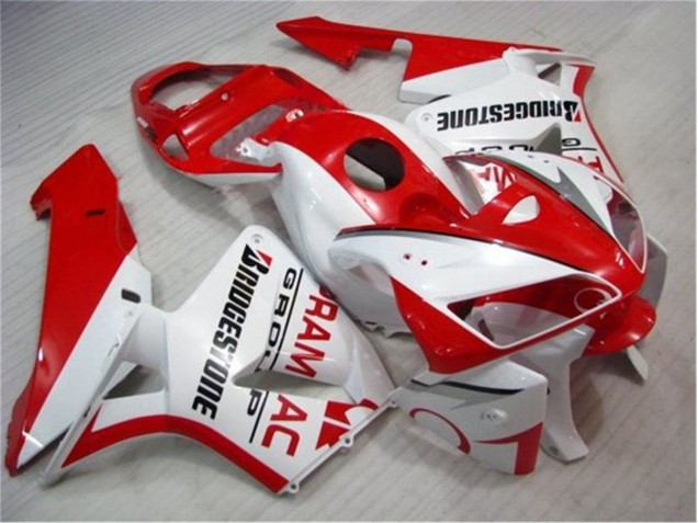Rot Weiß CBR 600 RR 2005-2006 Verkleidungen Komplett Sets Rot Weiß CBR 600 RR 2005-2006 Verkleidungen Komplett Sets