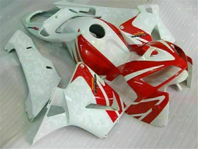 Rot Weiß CBR 600 RR 2005-2006 Verkleidungen & Plastik Rot Weiß CBR 600 RR 2005-2006 Verkleidungen & Plastik