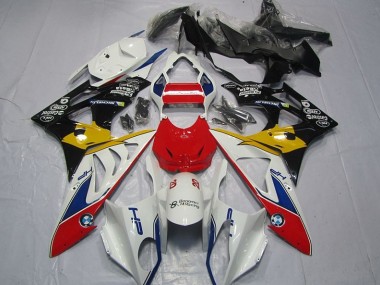Rot Weiß Gelb S1000RR 2009-2014 Verkleidungen