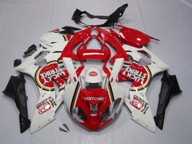 Rot Weiß Lucky Strike S1000RR 2009-2014 Verkleidungen
