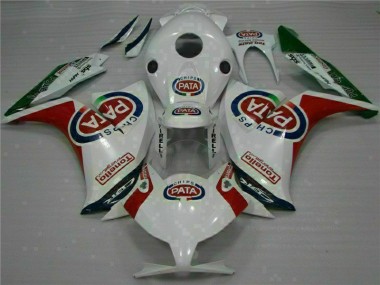 Rot Weiß PATA CBR 1000 RR 2012-2016 Verkleidung