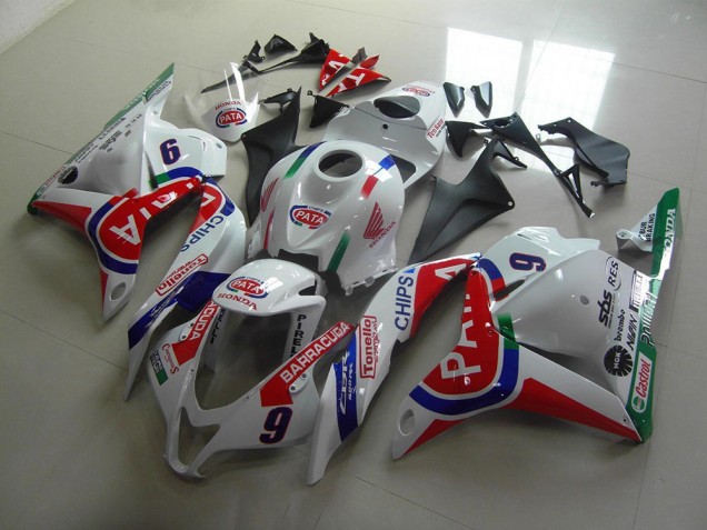 Rot Weiß Pata CBR 600 RR 2009-2012 Verkleidungen Rot Weiß Pata CBR 600 RR 2009-2012 Verkleidungen