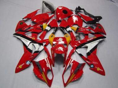 Rot Weiß S1000RR 2009-2014 Verkleidungen