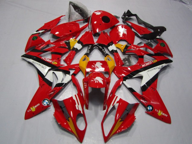 Rot Weiß S1000RR 2009-2014 Verkleidungen