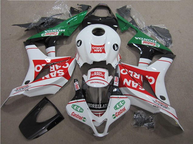 Rot Weiß San Carlo CBR 600 RR 2007-2008 Verkleidungen Rot Weiß San Carlo CBR 600 RR 2007-2008 Verkleidungen