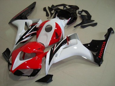 Rot Weiß Schwarz CBR 1000 RR 2006-2007 Verkleidungen