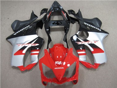 Rot Weiß Schwarz CBR 600 F4i 2001-2003 Verkleidungen