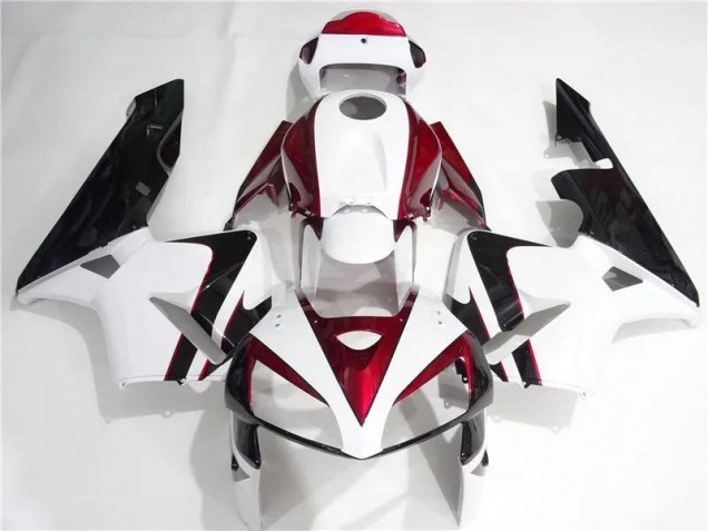 Rot Weiß Schwarz CBR 600 RR 2005-2006 Verkleidungen Rot Weiß Schwarz CBR 600 RR 2005-2006 Verkleidungen