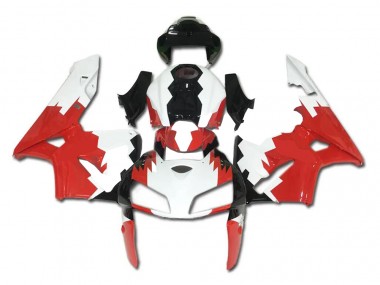 Rot Weiß Schwarz CBR 600 RR 2005-2006 Vollverkleidung