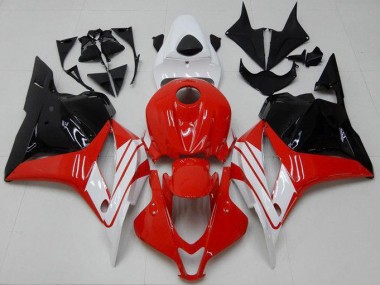 Rot Weiß Schwarz CBR 600 RR 2009-2012 Vollverkleidung