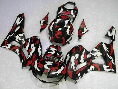 Rot Weiß Schwarz CBR 600 RR 2013-2021 Verkleidungen