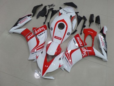 Rot Weiß Supreme CBR 1000 RR 2012-2016 Verkleidungen