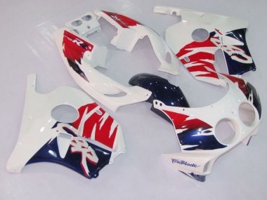 Rot und Blau CBR 250 RR MC19 1988-1989 Verkleidungen