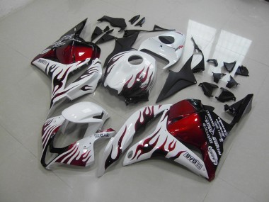 Rote Schwarz Flamme CBR 600 RR 2009-2012 Verkleidungen