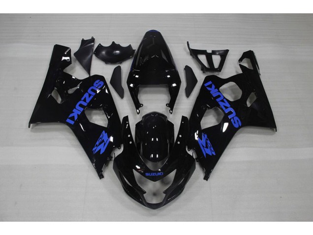 Schwarz Blau Aufkleber GSXR 750 K4 2004-2005 Verkleidungen Schwarz Blau Aufkleber GSXR 750 K4 2004-2005 Verkleidungen