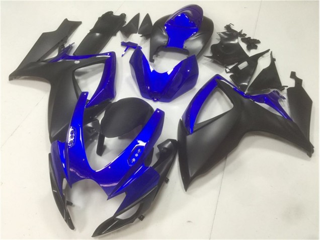 Schwarz Blau GSXR 600 / 750 K6 2006-2007 Verkleidungen Schwarz Blau GSXR 600 / 750 K6 2006-2007 Verkleidungen