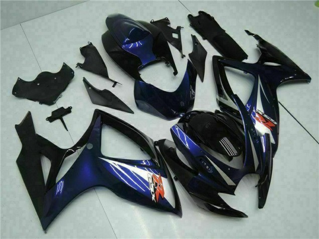 Schwarz Blau GSXR 600 / 750 K6 2006-2007 Vollverkleidung Schwarz Blau GSXR 600 / 750 K6 2006-2007 Vollverkleidung