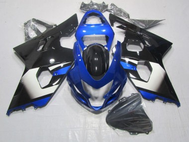 Schwarz Blau GSXR 600 K4 2004-2005 Verkleidungen