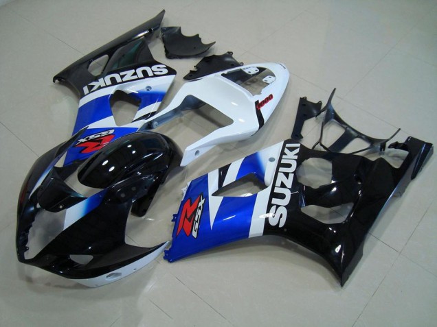 Schwarz Blau Weiß GSXR 1000 K3 2003-2004 Verkleidungen