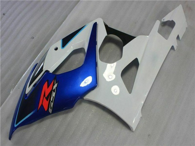 Schwarz Blau Weiß GSXR 1000 K5 2005-2006 Verkleidungen Schwarz Blau Weiß GSXR 1000 K5 2005-2006 Verkleidungen
