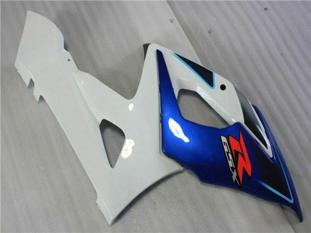 Schwarz Blau Weiß GSXR 1000 K5 2005-2006 Verkleidungen Schwarz Blau Weiß GSXR 1000 K5 2005-2006 Verkleidungen