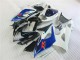 Schwarz Blau Weiß GSXR 1000 K5 2005-2006 Verkleidungen Schwarz Blau Weiß GSXR 1000 K5 2005-2006 Verkleidungen