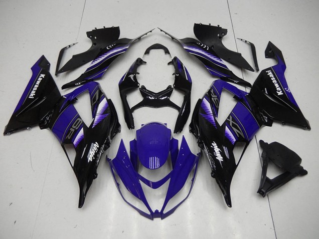 Schwarz Blau ZX6R 2013-2018 Verkleidungen Schwarz Blau ZX6R 2013-2018 Verkleidungen
