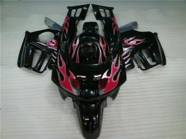 Schwarz CBR 600 F3 1995-1998 Vollverkleidung