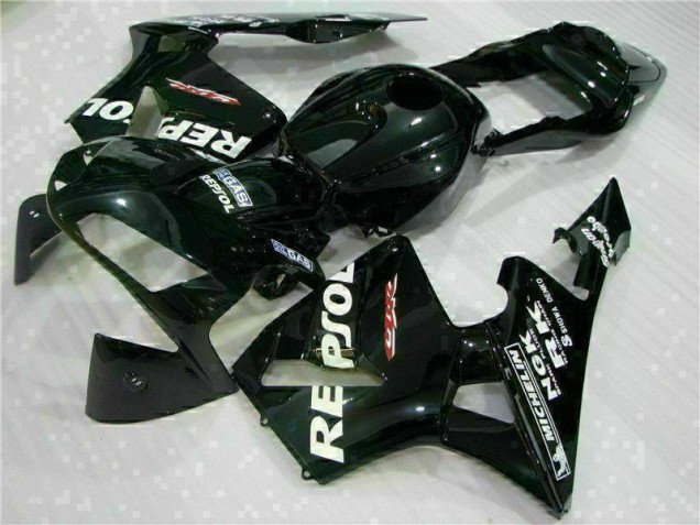 Schwarz CBR 600 RR 2003-2004 Motorrad Verkleidungen Schwarz CBR 600 RR 2003-2004 Motorrad Verkleidungen