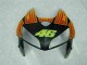Schwarz CBR 600 RR 2005-2006 Motorrad Vollverkleidung