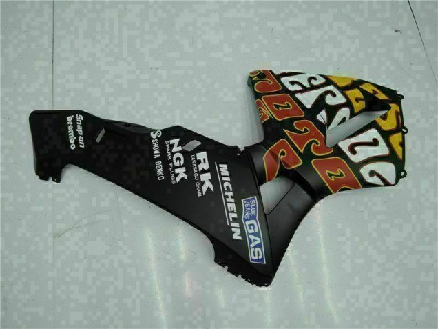 Schwarz CBR 600 RR 2005-2006 Motorrad Vollverkleidung