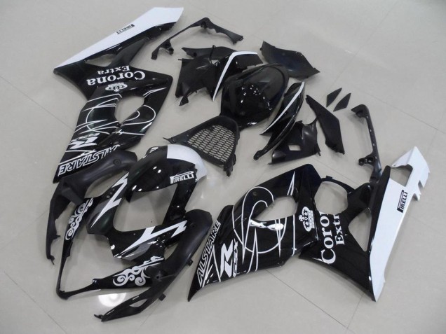 Schwarz Corona GSXR 1000 K5 2005-2006 Verkleidungen Schwarz Corona GSXR 1000 K5 2005-2006 Verkleidungen