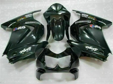 Schwarz EX250 2008-2012 Verkleidungen Komplett Sets