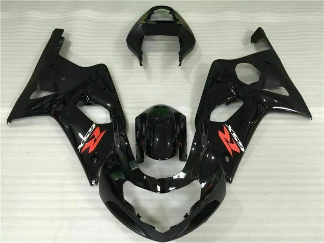 Schwarz GSXR 1000 K1 2000-2002 Verkleidungen Schwarz GSXR 1000 K1 2000-2002 Verkleidungen