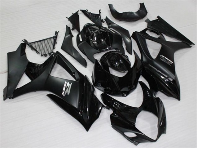 Schwarz GSXR 1000 K7 2007-2008 Verkleidungen Komplett Sets Schwarz GSXR 1000 K7 2007-2008 Verkleidungen Komplett Sets