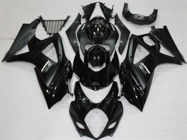 Schwarz GSXR 1000 K7 2007-2008 Verkleidungen Komplett Sets Schwarz GSXR 1000 K7 2007-2008 Verkleidungen Komplett Sets