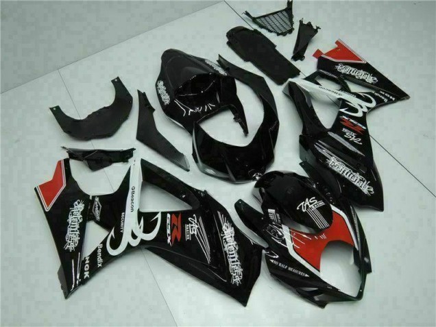 Schwarz GSXR 1000 K7 2007-2008 Verkleidungen Schwarz GSXR 1000 K7 2007-2008 Verkleidungen