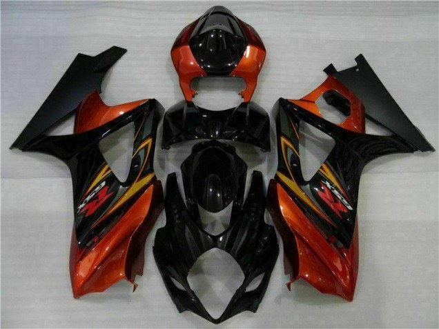 Schwarz GSXR 1000 K7 2007-2008 VollVerkleidungen & Plastik Schwarz GSXR 1000 K7 2007-2008 VollVerkleidungen & Plastik