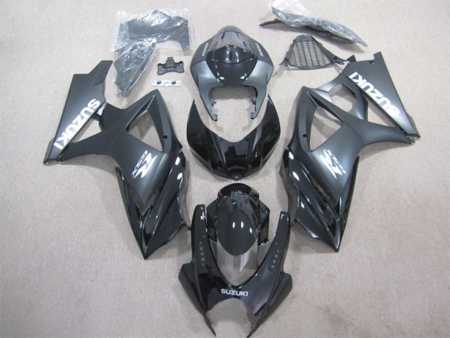 Schwarz GSXR 1000 K7 2007-2008 Vollverkleidung Schwarz GSXR 1000 K7 2007-2008 Vollverkleidung