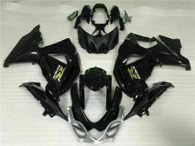 Schwarz GSXR 1000 K9 2009-2016 Vollverkleidung