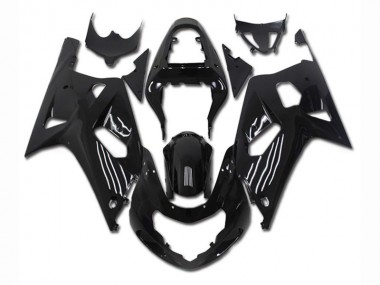Schwarz GSXR 600 / 750 K1 K2 K3 2001-2003 VollVerkleidungen & Plastik