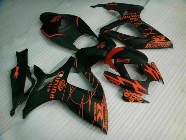 Schwarz GSXR 600 / 750 K6 2006-2007 Verkleidungen Komplett Sets Schwarz GSXR 600 / 750 K6 2006-2007 Verkleidungen Komplett Sets