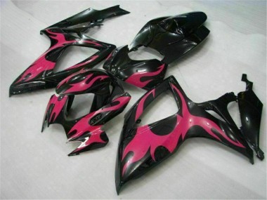 Schwarz GSXR 600 / 750 K6 2006-2007 Verkleidungen