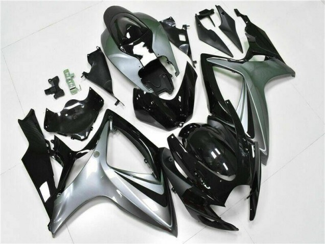 Schwarz GSXR 600 / 750 K6 2006-2007 Vollverkleidung Schwarz GSXR 600 / 750 K6 2006-2007 Vollverkleidung