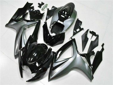 Schwarz GSXR 600 / 750 K6 2006-2007 Vollverkleidung