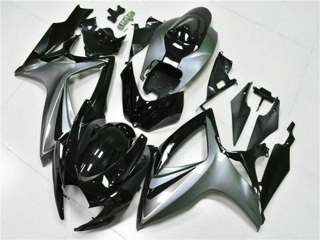Schwarz GSXR 600 / 750 K6 2006-2007 Vollverkleidung Schwarz GSXR 600 / 750 K6 2006-2007 Vollverkleidung
