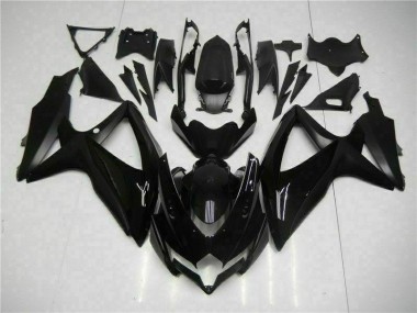 Schwarz GSXR 600 / 750 K8 2008-2010 Verkleidung