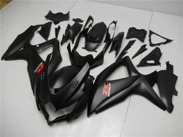 Schwarz GSXR 600 / 750 K8 2008-2010 Vollverkleidung Schwarz GSXR 600 / 750 K8 2008-2010 Vollverkleidung