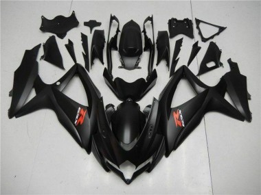 Schwarz GSXR 600 / 750 K8 2008-2010 Vollverkleidung